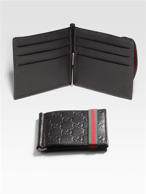 gucci money clip|gucci money clip wallet men's.